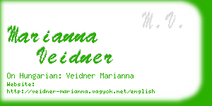marianna veidner business card